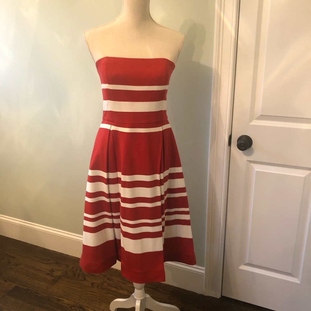 Maeve strapless fit & flare dress